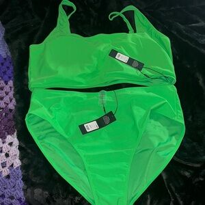 Fashion Nova Kelly Green Bikini Set